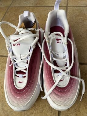 Nike Air Max 97 Gradient Pink & White Women's Athletic Shoes